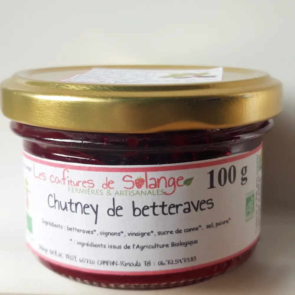 chutney de betterave