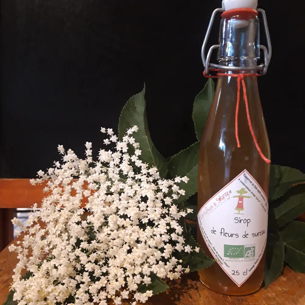 Sirop de sureau confitures de solange