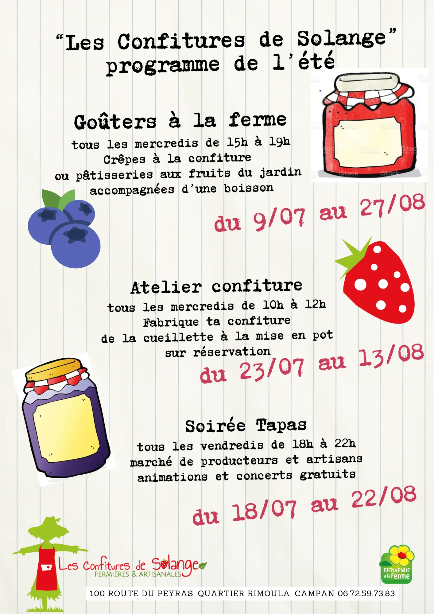 programme été 2025